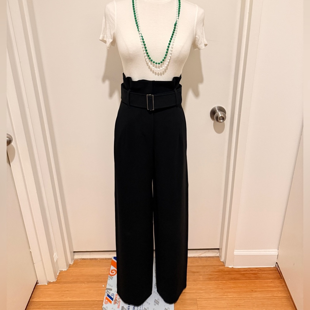 Babaton Black Wide Leg Pants